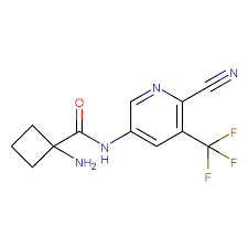 1-amino-N-[6-cyano-5-(trifluoromethyl)-3-pyridinyl]Cyclobutanecarboxamide