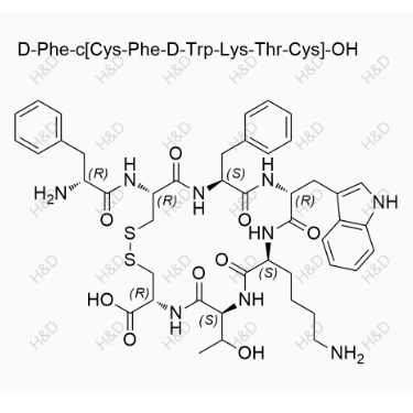  [Des-Thr-ol8 ]Octreotide acetate