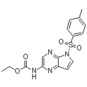 N-[5-[(4-Methylphenyl)sulfonyl]-5H-pyrrolo[2,3-b]pyrazin-2-yl]carbamic acid ethyl ester