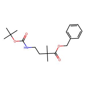 benzyl 4-((tert-butoxycarbonyl)amino)-2,2-dimethylbutanoate