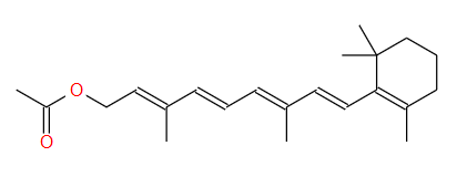 Retinyl acetate;Retinol acetate; all-trans vitamin a acetate; Vitamin A acetate