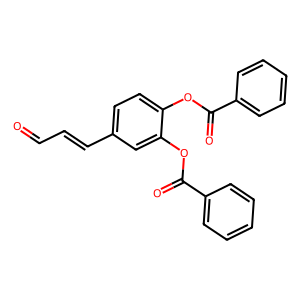 2-(benzoyloxy)-4-[(1E)-3-oxoprop-1-en-1-yl]phenyl benzoate
