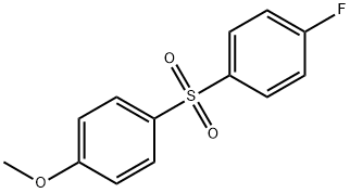 P-FLUOROPHENYL-P-METHOXYPHENYL SULFONE Struktur