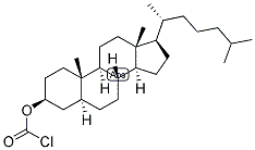 5A-CHOLESTAN-3B-YL CHLOROFORMATE Struktur