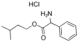 A-AMINOPHENYLACETIC ACID ISOAMYL ESTER HYDROCHLORIDE Struktur