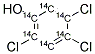 2,4,5-TRICHLOROPHENOL [RING-14C(U)] Struktur