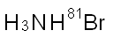 AMMONIUM BROMIDE-81BR Struktur