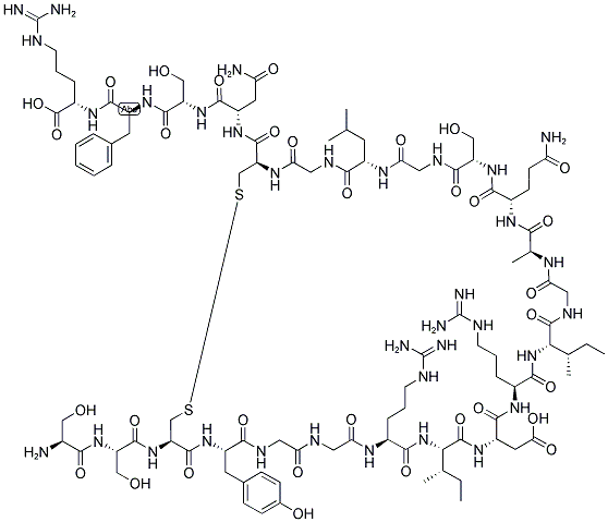 [TYR8]-ATRIAL NATRIURETIC PEPTIDE (5-27), RAT; [TYR8]-ATRIOPEPTIN II, RAT, , 結(jié)構(gòu)式