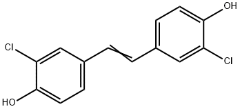 3,3'-DICHLORO-4,4'-DIHYDROXYSTILBENE Struktur