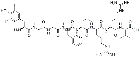 (3,5-DIIODO-TYR1)-DYNORPHIN A (1-8) Struktur