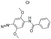 4-BENZOYL AMINO-2,5-DIMETHOXY ANILINE DIAZOTATE Struktur