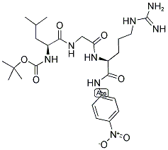 BOC-LEU-GLY-ARG-PNA Struktur