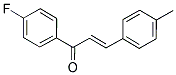 1-(4-FLUOROPHENYL)-3-(4-METHYLPHENYL)-2-PROPEN-1-ONE Struktur