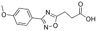 3-[3-(4-METHOXYPHENYL)-1,2,4-OXADIAZOL-5-YL]PROPANOIC ACID Struktur