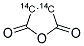 SUCCINIC ANHYDRIDE, [2,3-14C] Struktur