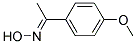 1-(4-METHOXYPHENYL)ETHANONE OXIME Struktur