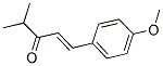 1-(P-METHOXYPHENYL)-4-METHYL-1-PENTEN-3-ONE Struktur