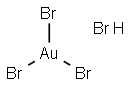 HYDROGEN TETRABROMOAURATE (III) Struktur