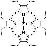 2,3,7,8,12,13,17,18-OCTAETHYL-21H,23H-PORPHINE ZINC(II) Struktur