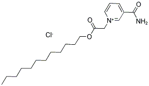 3-CARBAMOYL-1-DODECYLOXYCARBONYLMETHYL-PYRIDINIUM CHLORIDE Struktur