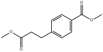 Methyl 3-(4-Methoxycarbonylphenyl)propionate Struktur