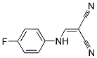 (((4-FLUOROPHENYL)AMINO)METHYLENE)METHANE-1,1-DICARBONITRILE Struktur