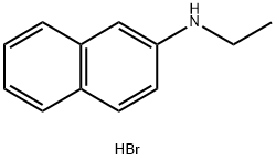 N-乙基-2-萘胺氫溴酸鹽 結構式