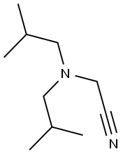 DIISOBUTYLAMINOACETONITRILE Struktur