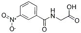 (3-NITRO-BENZOYLAMINO)-ACETIC ACID Struktur