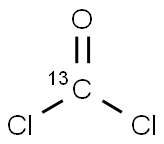 PHOSGENE (13C) Struktur