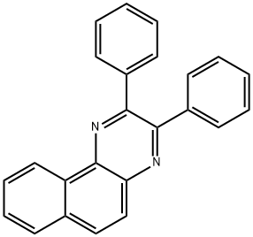 2,3-DIPHENYL-5,6-BENZOQUINOXALINE Struktur