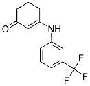 3-((3-(TRIFLUOROMETHYL)PHENYL)AMINO)CYCLOHEX-2-EN-1-ONE Struktur