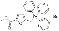 METHYL 5-[(1,1,1-TRIPHENYLPHOSPHONIO)METHYL]-2-FUROATE BROMIDE Struktur