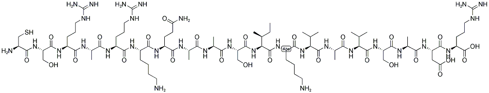 CYS-SER-ARG-ALA-ARG-LYS-GLN-ALA-ALA-SER-ILE-LYS-VAL-ALA-VAL-SER-ALA-ASP-ARG Struktur
