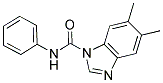 5,6-DIMETHYLBENZIMIDAZOLE-1-CARBOXANILIDE Struktur