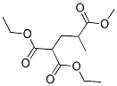 2-ETHOXYCARBONYL-4-METHYL-PENTANEDIOIC ACID 1-ETHYL ESTER 5-METHYL ESTER Struktur