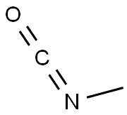 METHYL ISOCYANATE Struktur