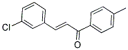 3-(3-CHLOROPHENYL)-1-(4-METHYLPHENYL)PROP-2-EN-1-ONE Struktur