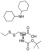 BOC-CYS(ETHYLTHIO)-OH DCHA Struktur