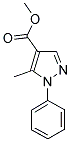 METHYL 5-METHYL-1-PHENYLPYRAZOLE-4-CARBOXYLATE Struktur