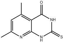 2-MERCAPTO-5,7-DIMETHYL-PYRIDO[2,3-D]PYRIMIDIN-4-OL Struktur