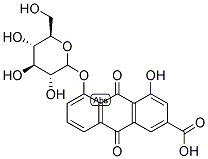 RHEIN-8-GLUCOSIDE Struktur