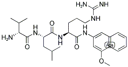 D-VAL-LEU-ARG-4-METHOXY-2-NAPHTHYLAMINE Struktur