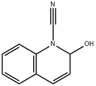 1-CYANO-1,2-DIHYDRO-2-HYDROXYQUINOLINE Struktur