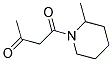 1-ACETOACETYL-2-METHYLPIPERIDINE Struktur