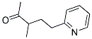 3-METHYL-5-(2-PYRIDYL)-2-PENTANONE Struktur