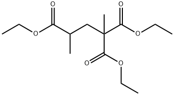 TRIETHYL 2,2,4-PENTANETRICARBOXYLATE Struktur