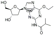 O-6-ETHYL-N2-ISOBUTYRYL-2'-DEOXYGUANOSINE Struktur