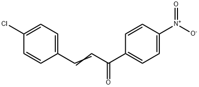 3-(4-CHLOROPHENYL)-1-(4-NITROPHENYL)-2-PROPEN-1-ONE Struktur