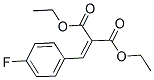 DIETHYL 2-[(4-FLUOROPHENYL)METHYLENE]MALONATE Struktur